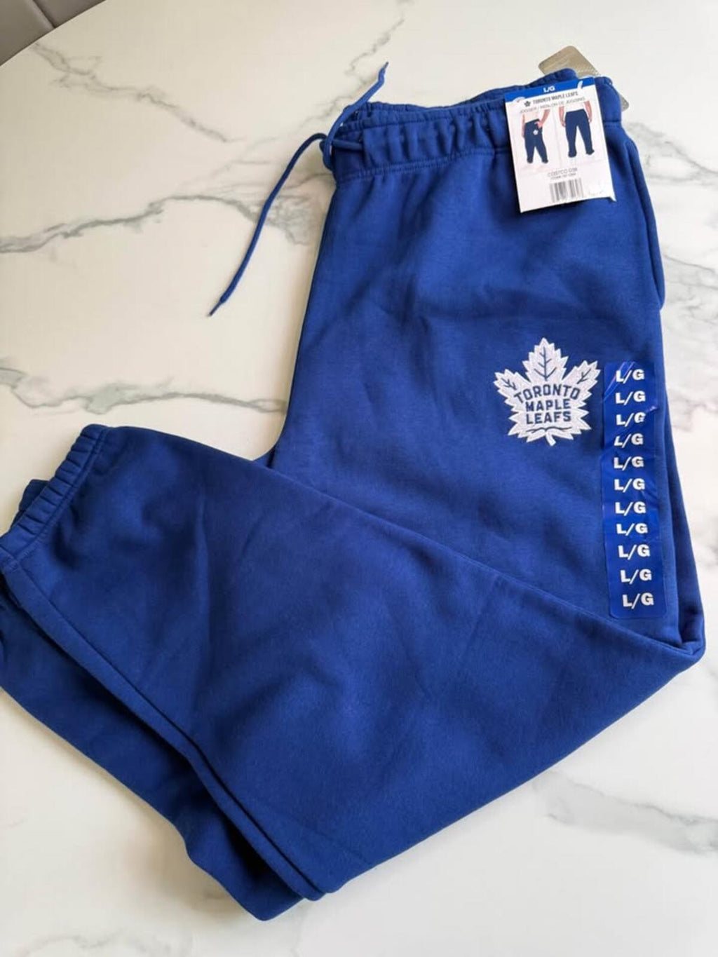 Toronto Maple Leafs Blue Jogger Sweatpants Large
