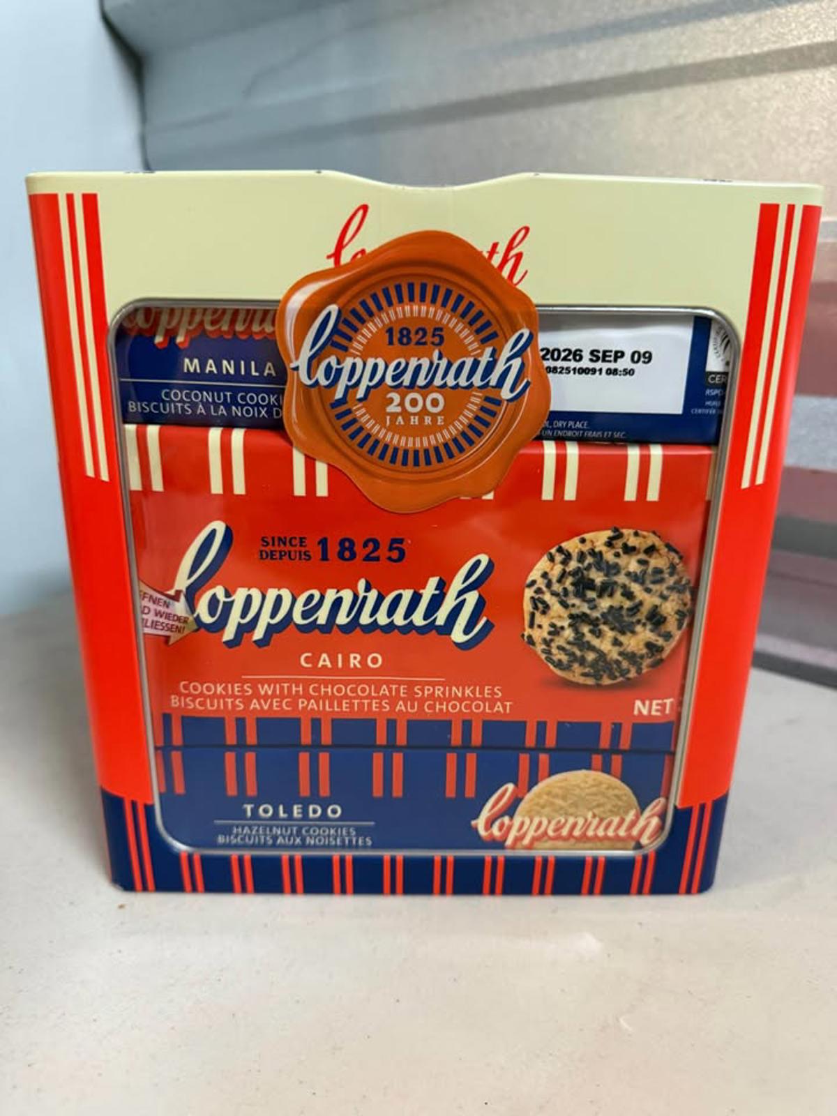 New Coppennrath Cookie Tin Assorted Flavors