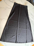 matty m black satin skirt XS
