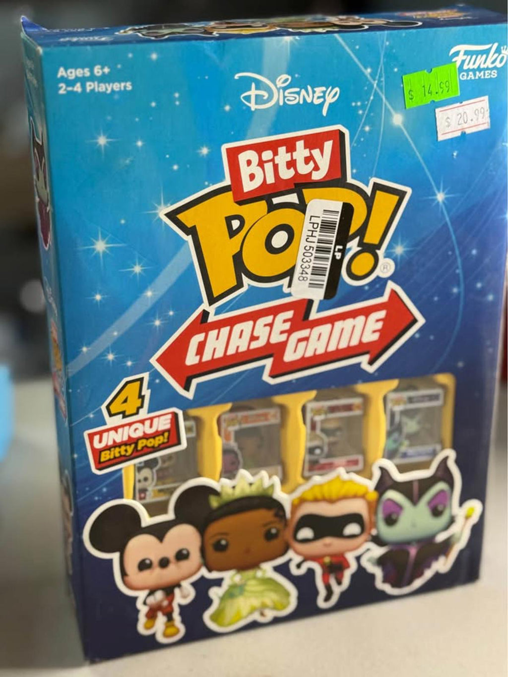 Disney Funko Bitty Pop! Chase Game Boardgame