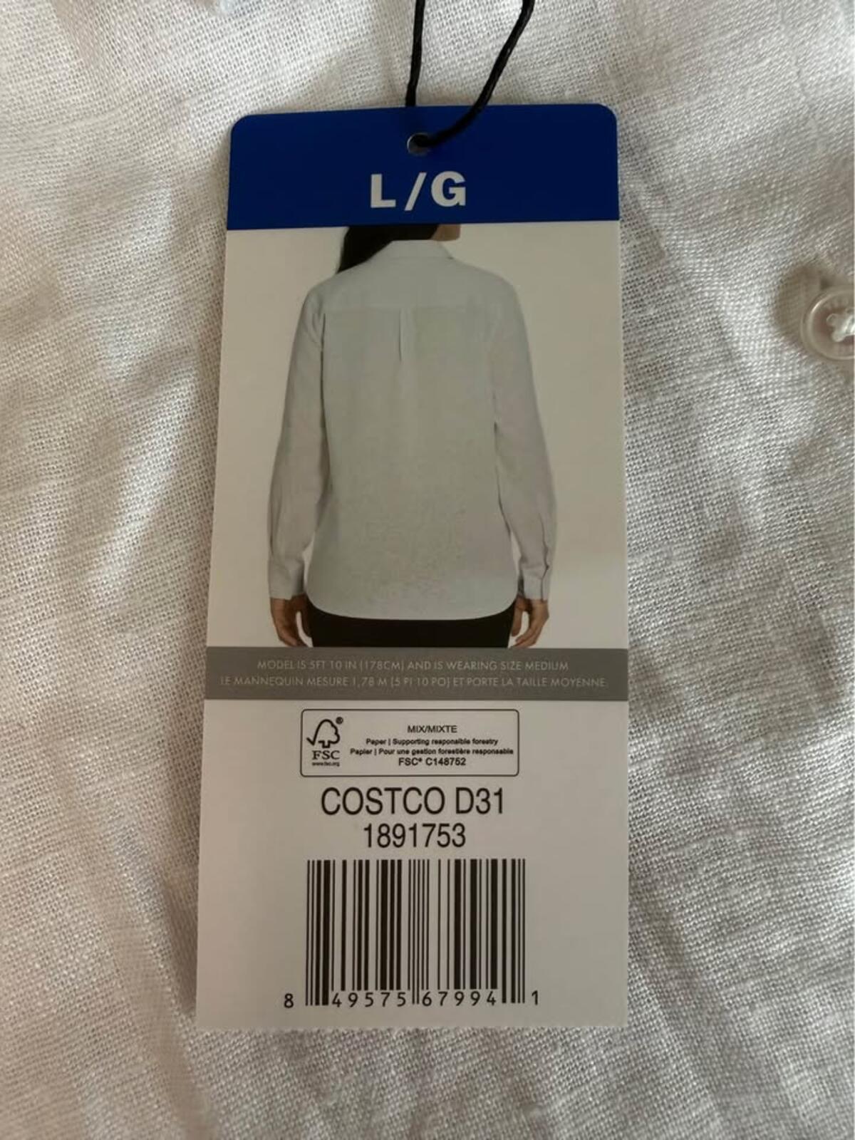 Ted Baker White Long Sleeve Button-Up Shirt Large New with Tags