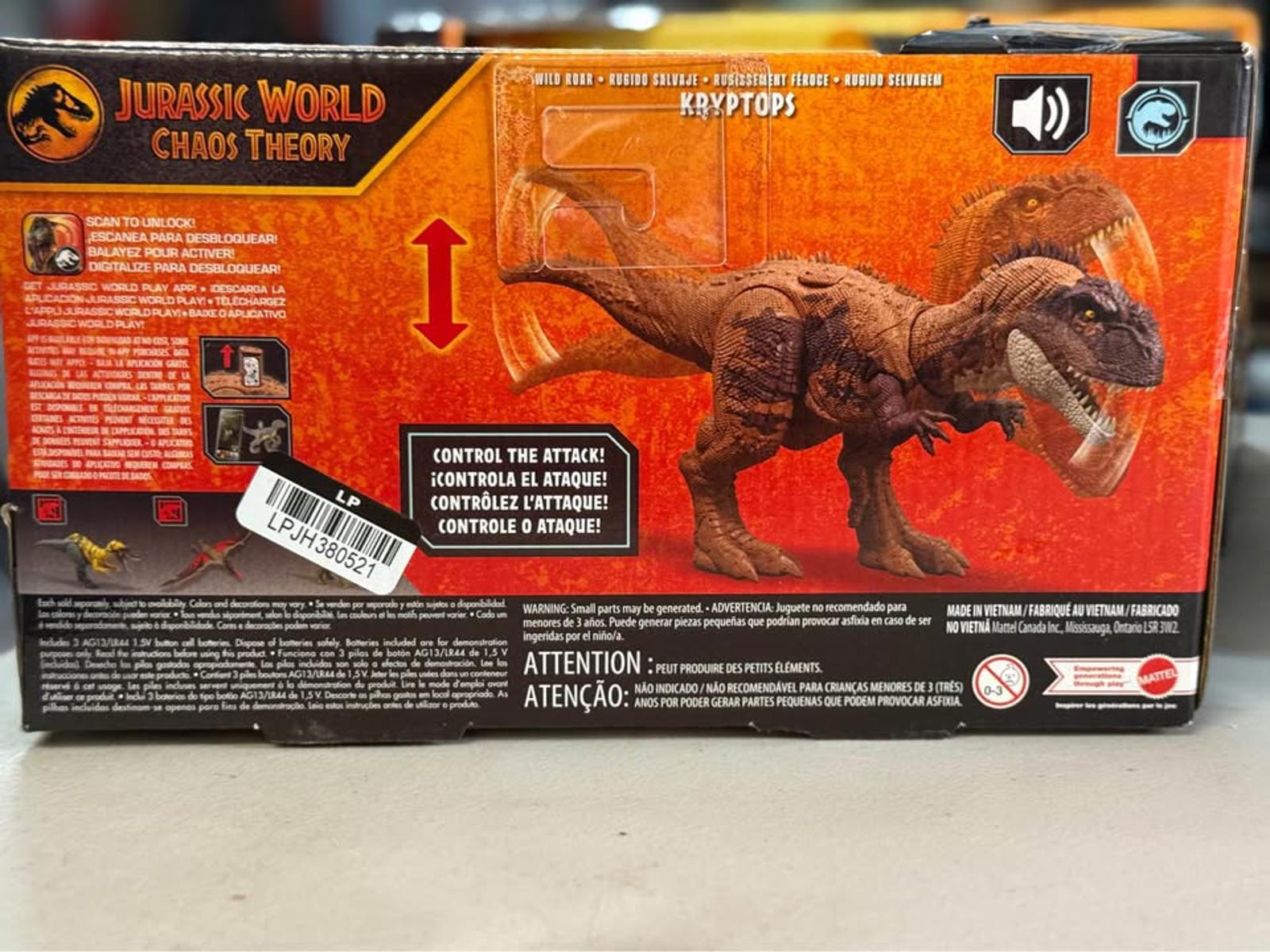 Jurassic World Chaos Theory Kryptops Dino Toy New in Box