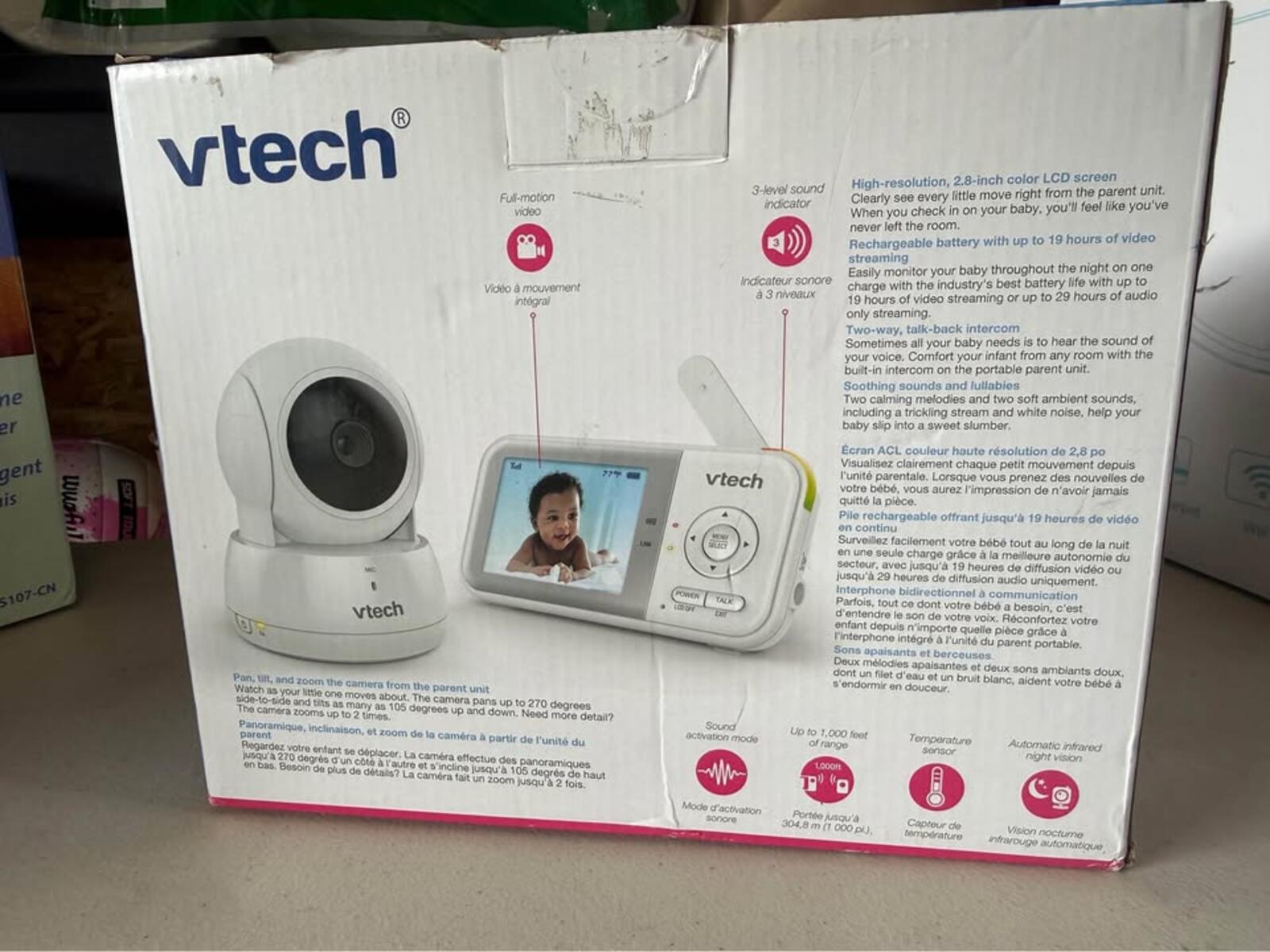 Vtech Pan & Tilt Video Monitor VM3262