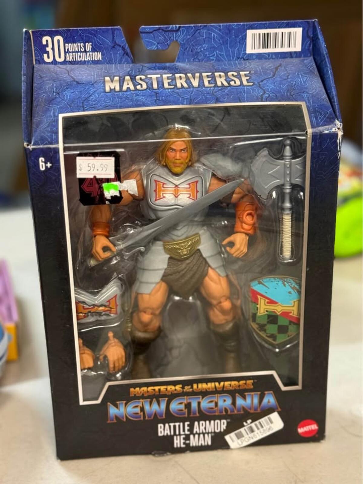 Masters of the Universe Masterverse New Eternia Battle Armor He-Man
