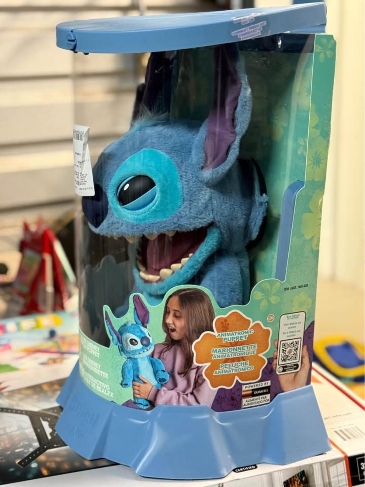 Disney Stitch Animatronic Puppet with Sounds & Actions