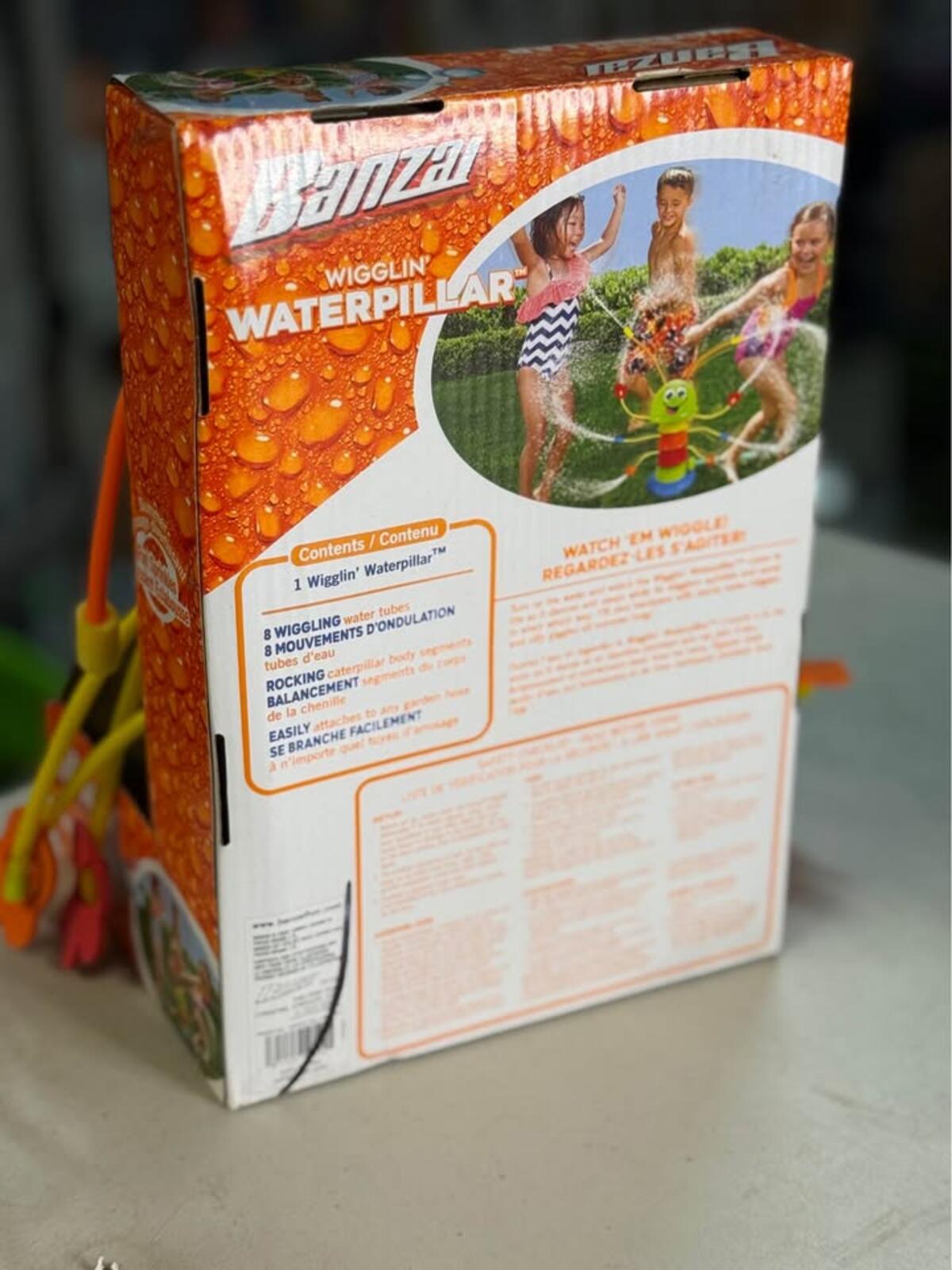Banzai Wigglin' Waterpillar Sprinkler for Kids