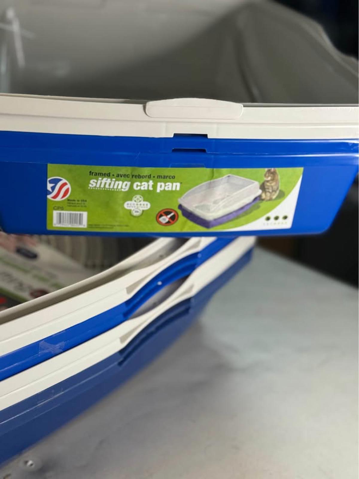 Framed Sifting Cat Pan Litter Box
