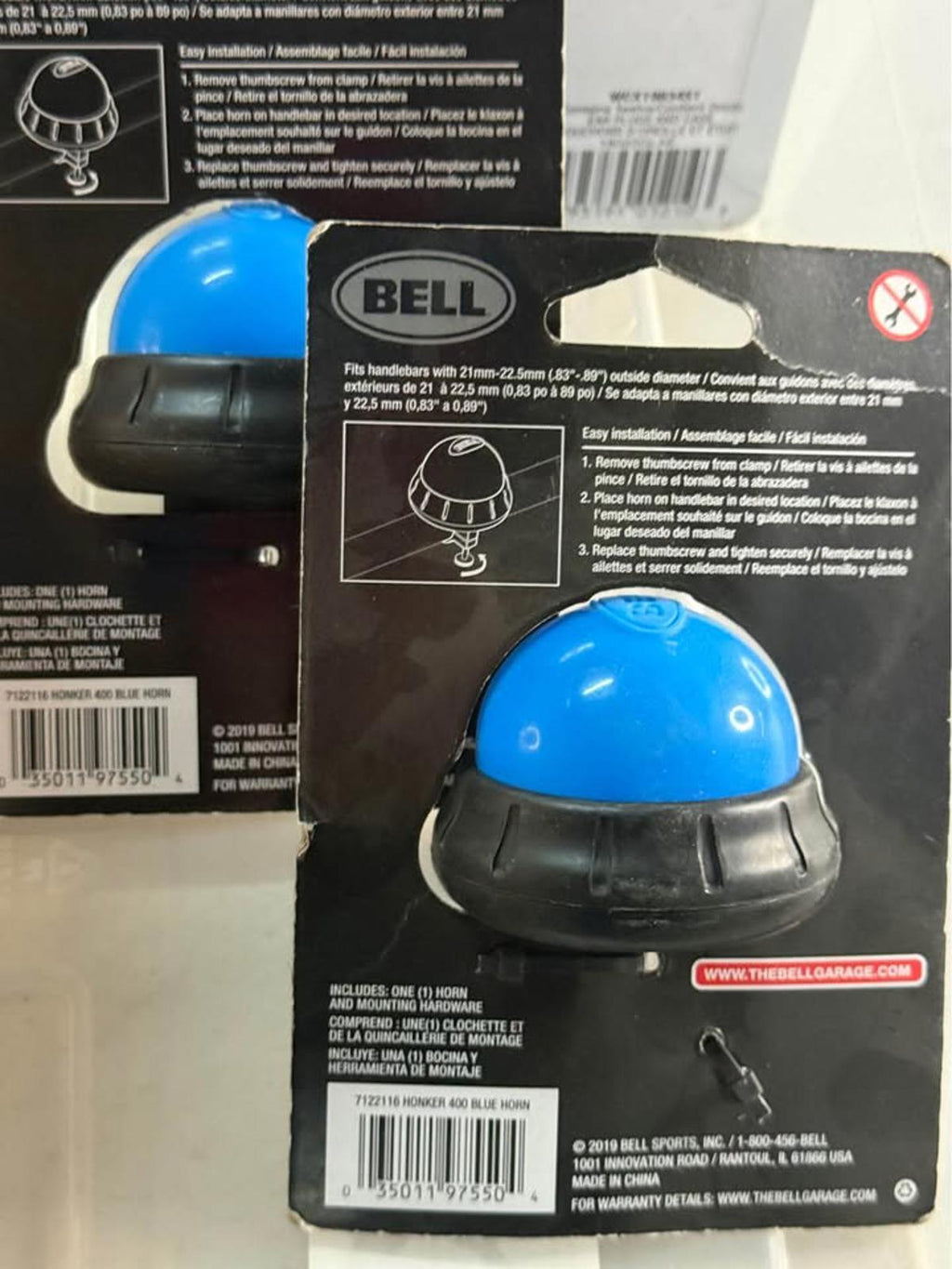 Bell Honker 400 Blue Dome Horn Bicycle Bell