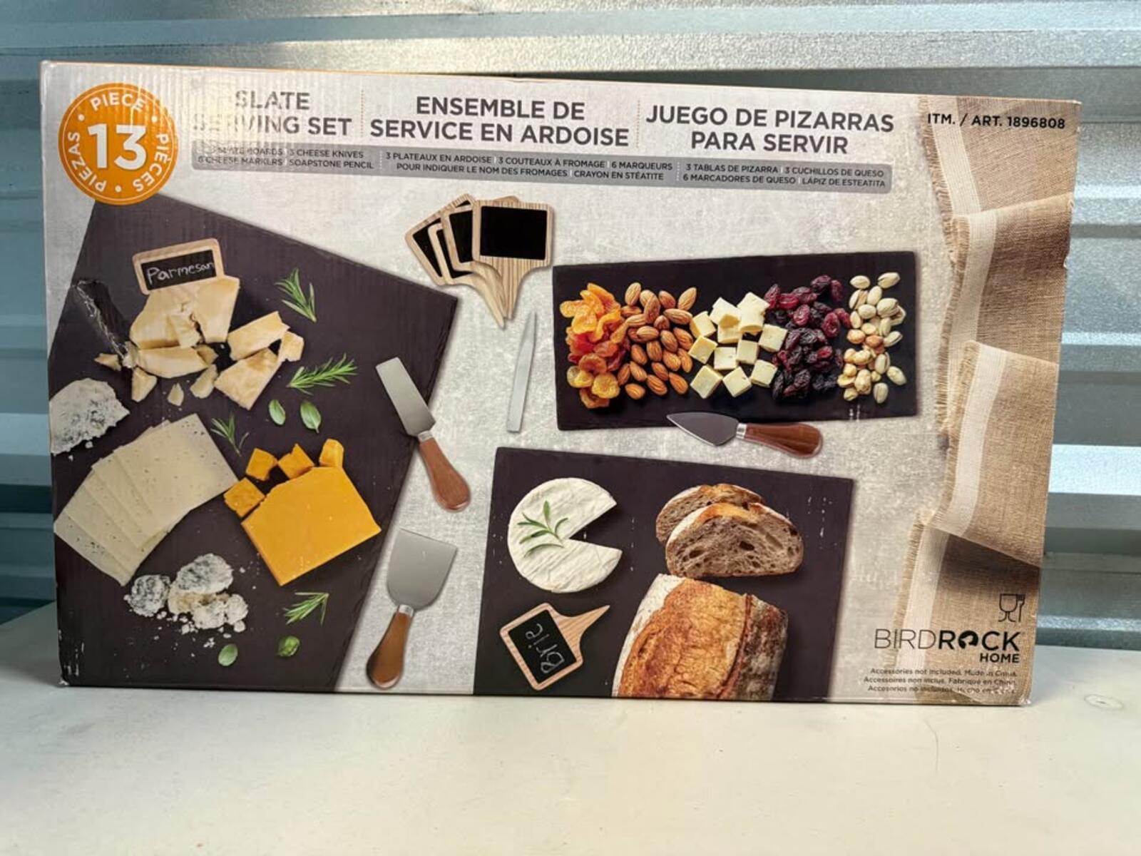 BirdRock Home 13 Piece Slate Serving Set