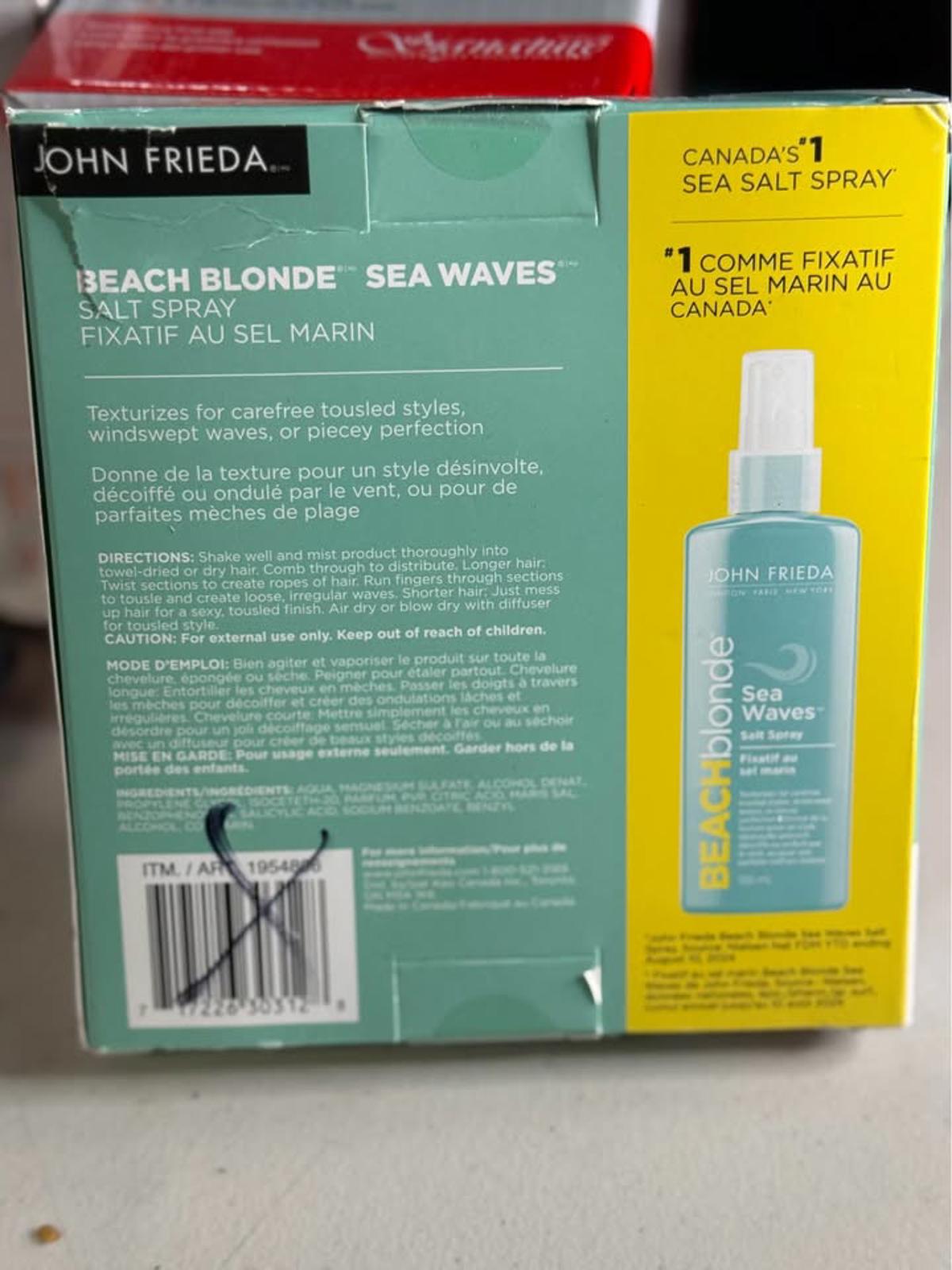 John Frieda BEACHblonde Sea Waves Salt Spray 3-pack 150 mL