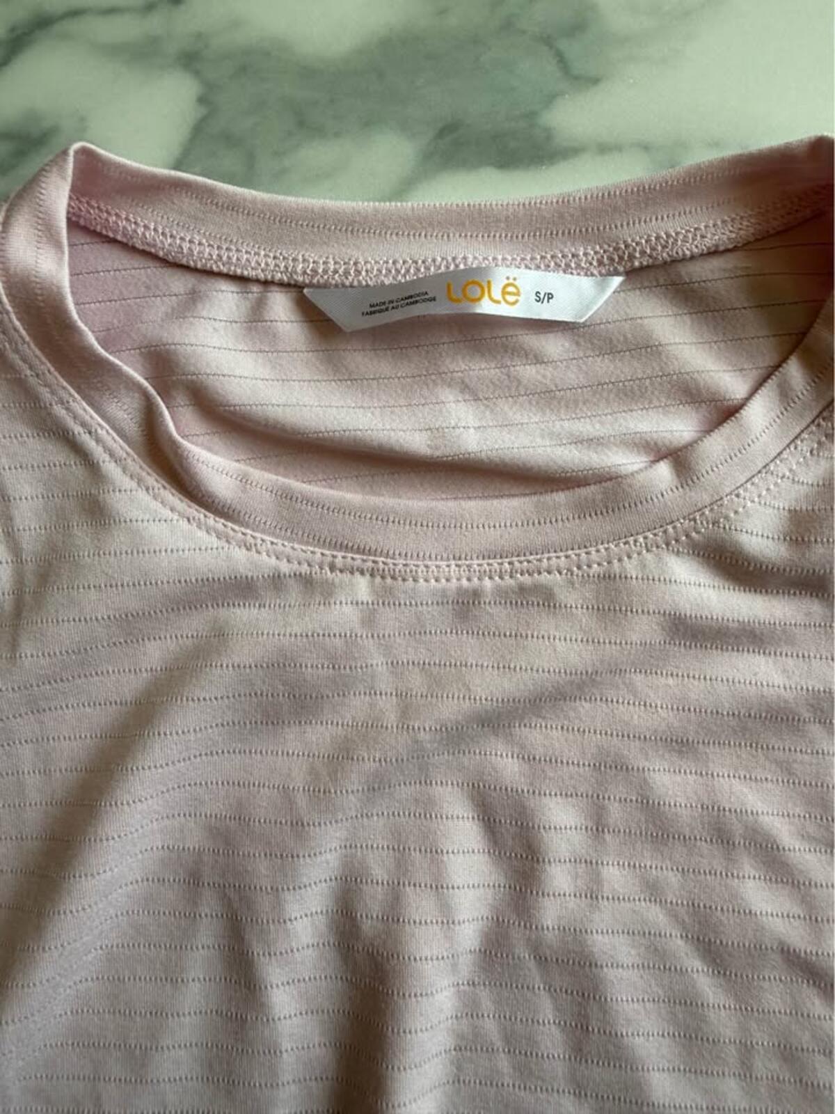 Lole Pink Ruched Activewear Top S/P