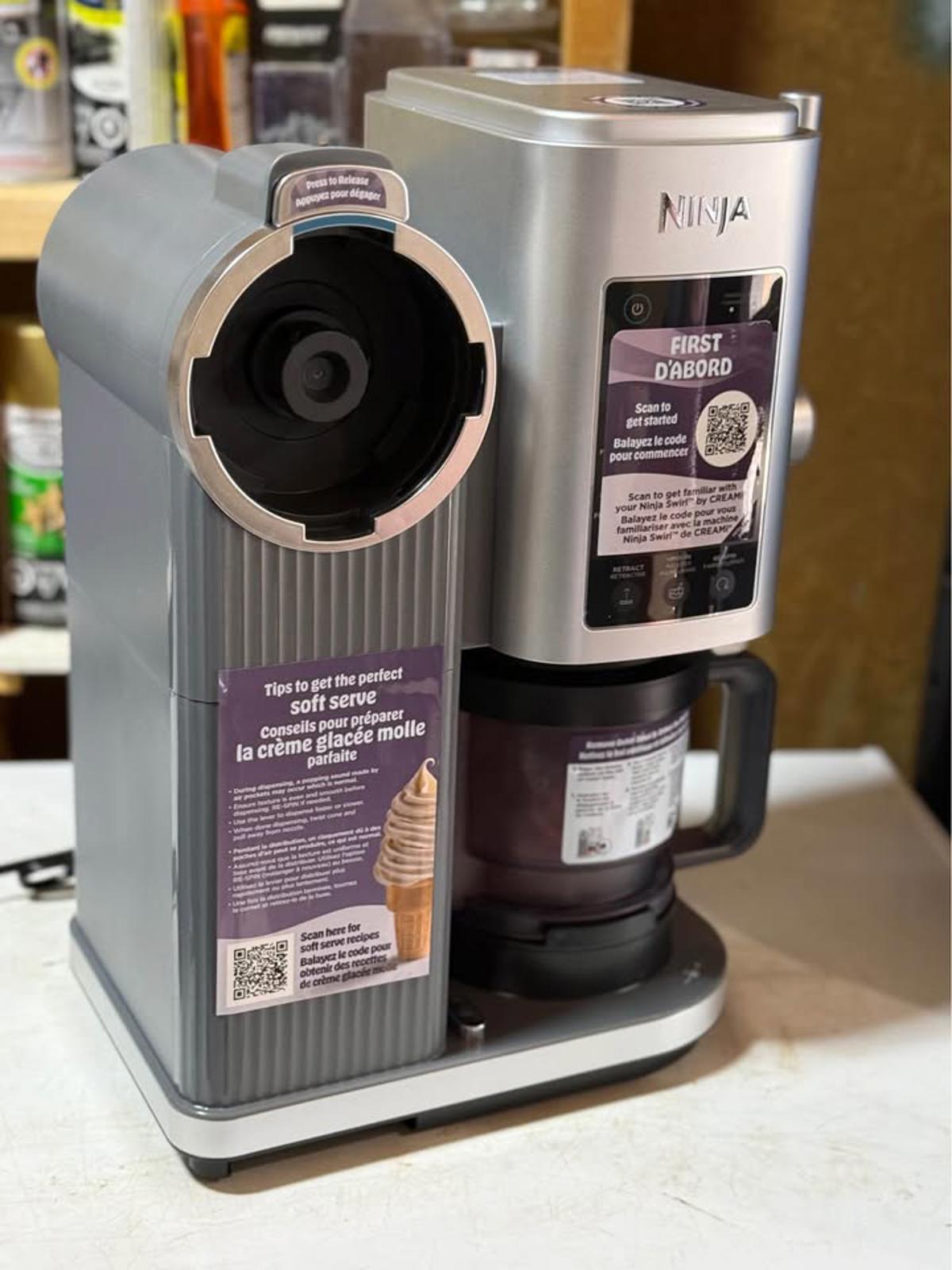Ninja Creami Soft Serve Ice Cream Maker