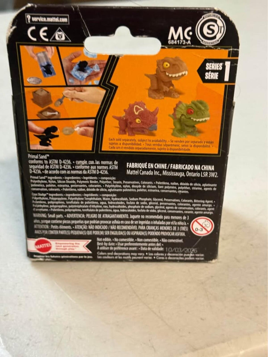 Jurassic World Crushivores Mystery Box Series 1 Dinosaur Toy