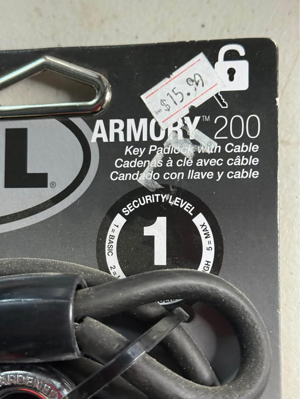 Bell Armory 200 Key Cable Lock