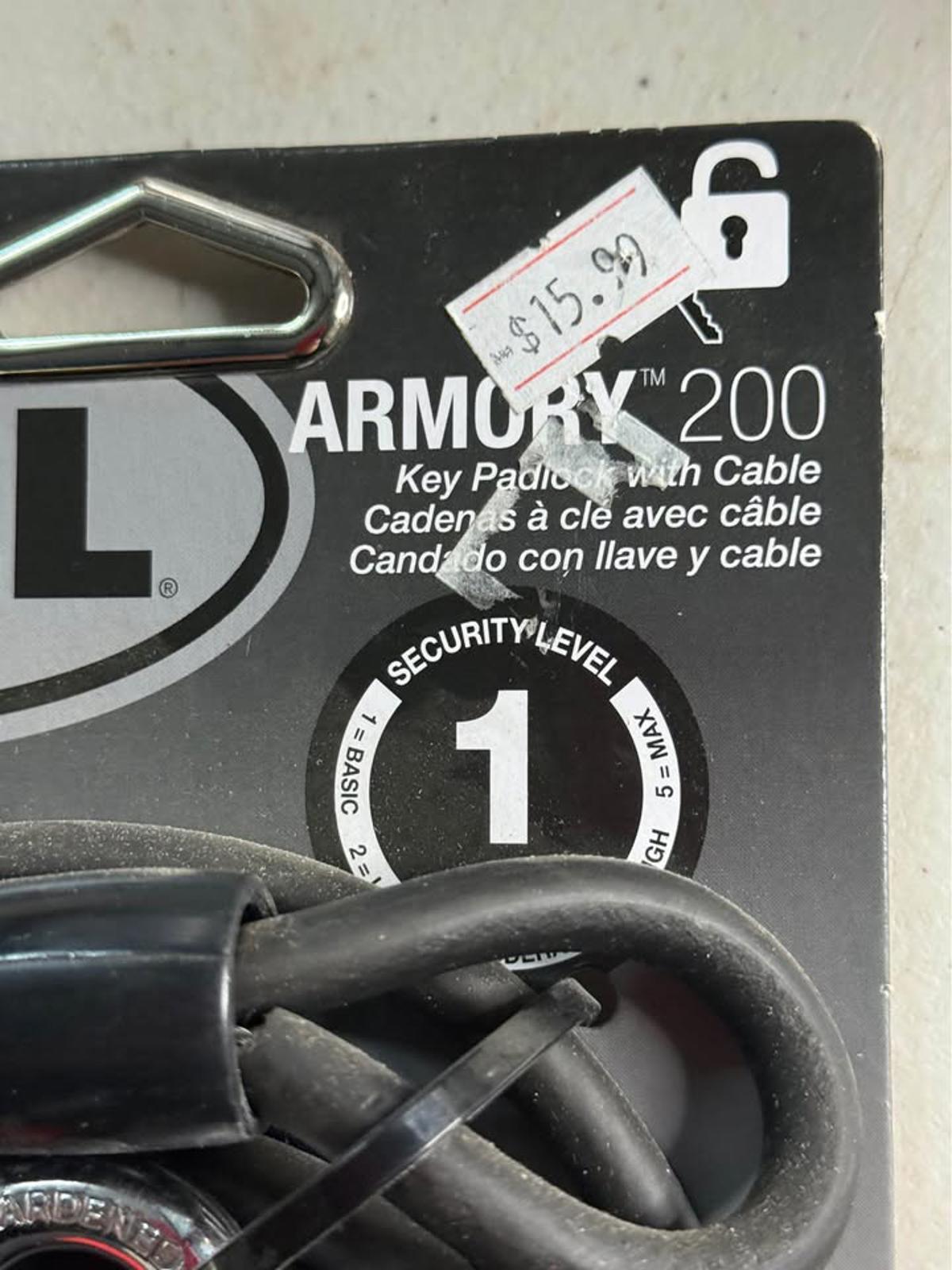 Bell Armory 200 Key Cable Lock