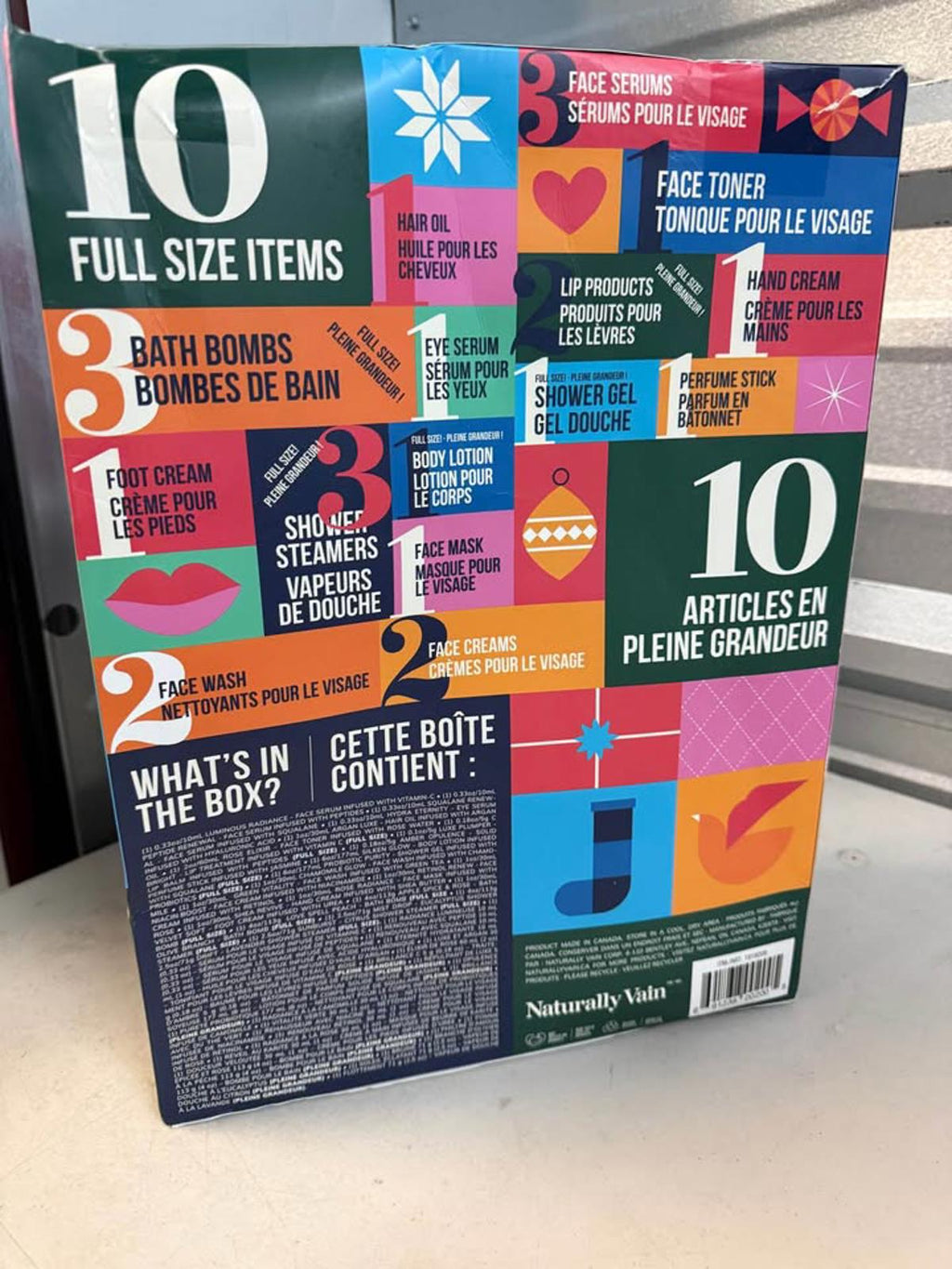 Naturally Vain 24 Day Bath & Body Advent Calendar