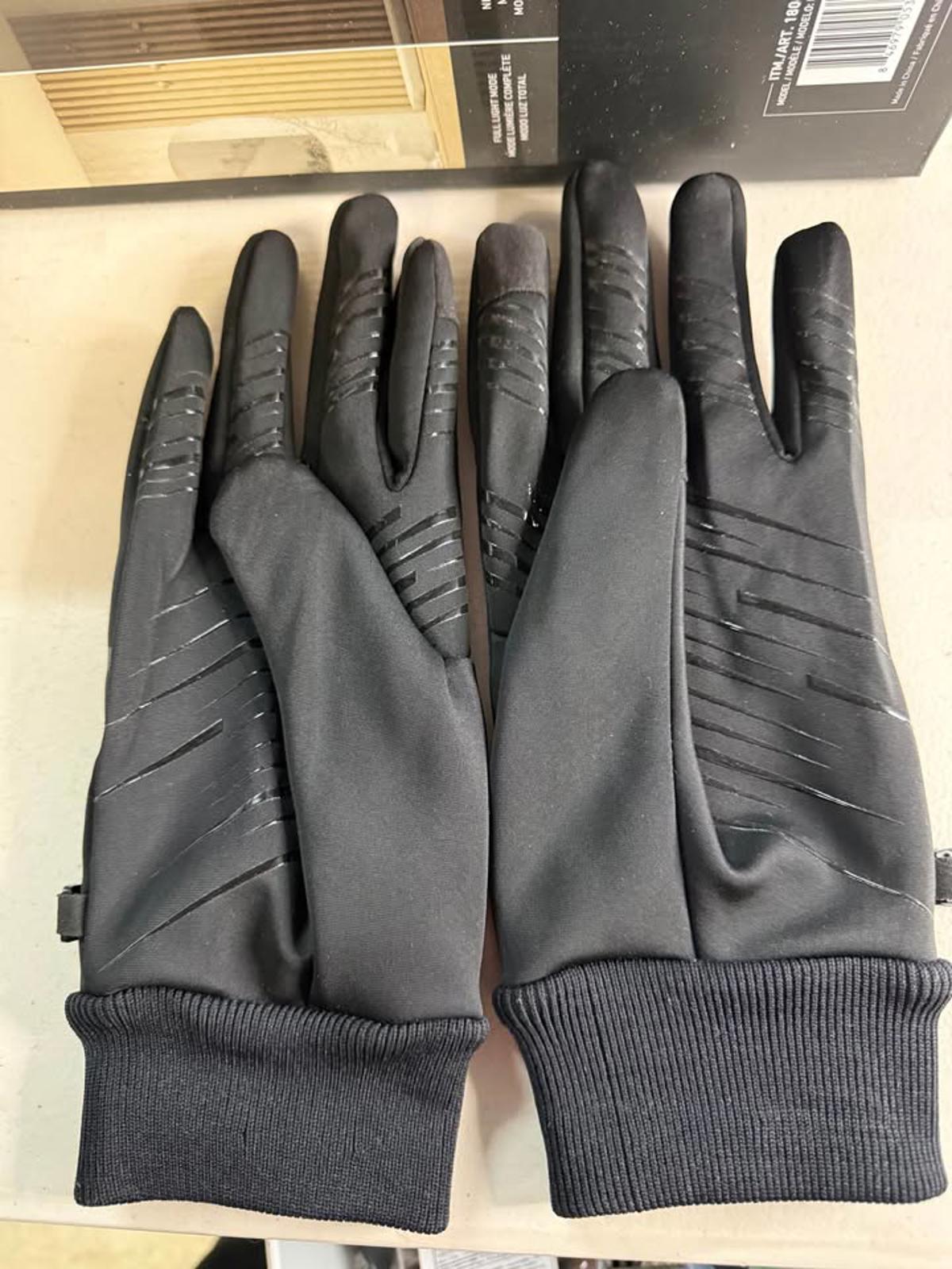 Karbon Black Winter Ski Gloves L/G