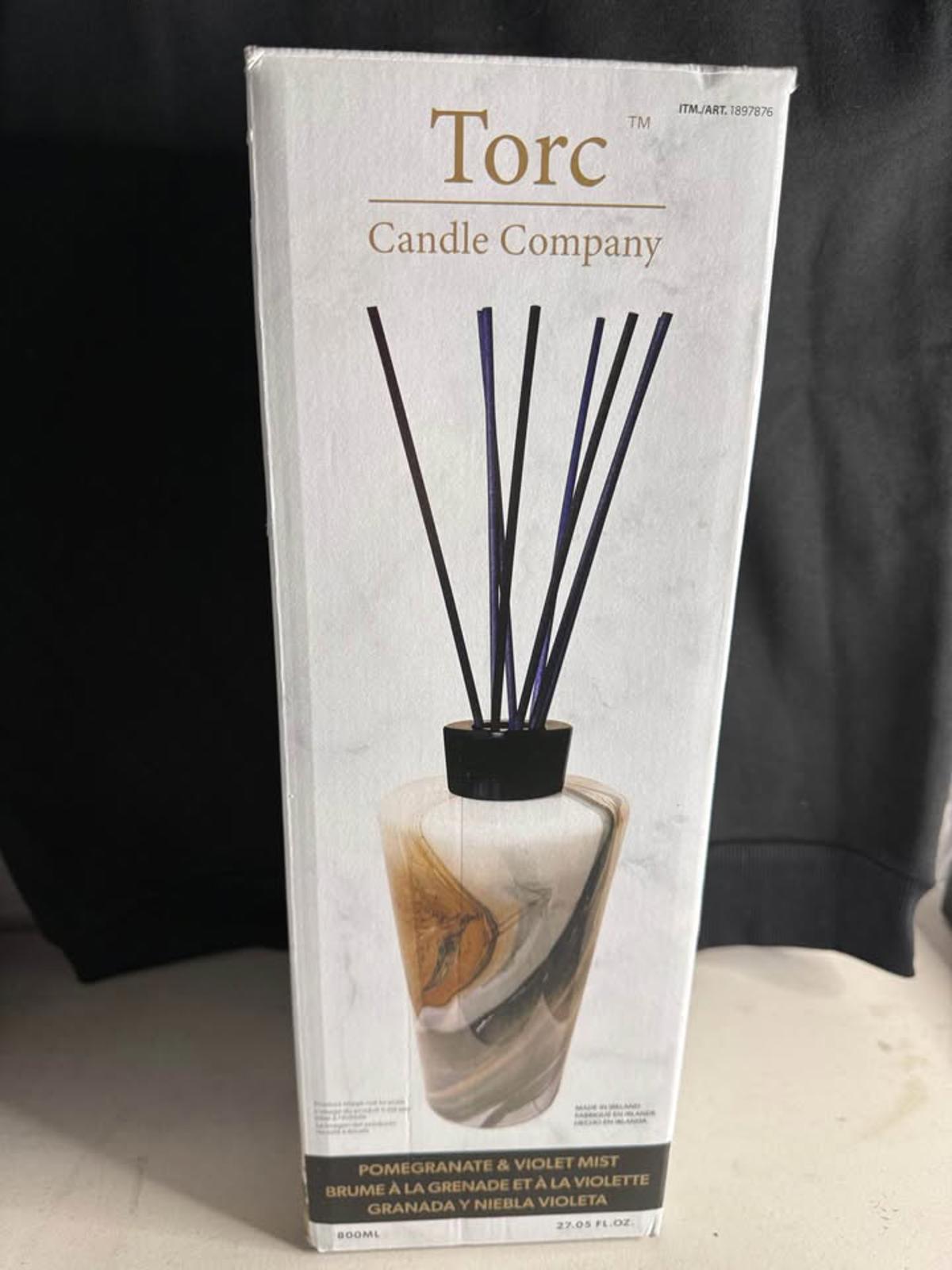 Torc Candle Company Reed Diffuser Pomegranate & Violet Mist 800ml