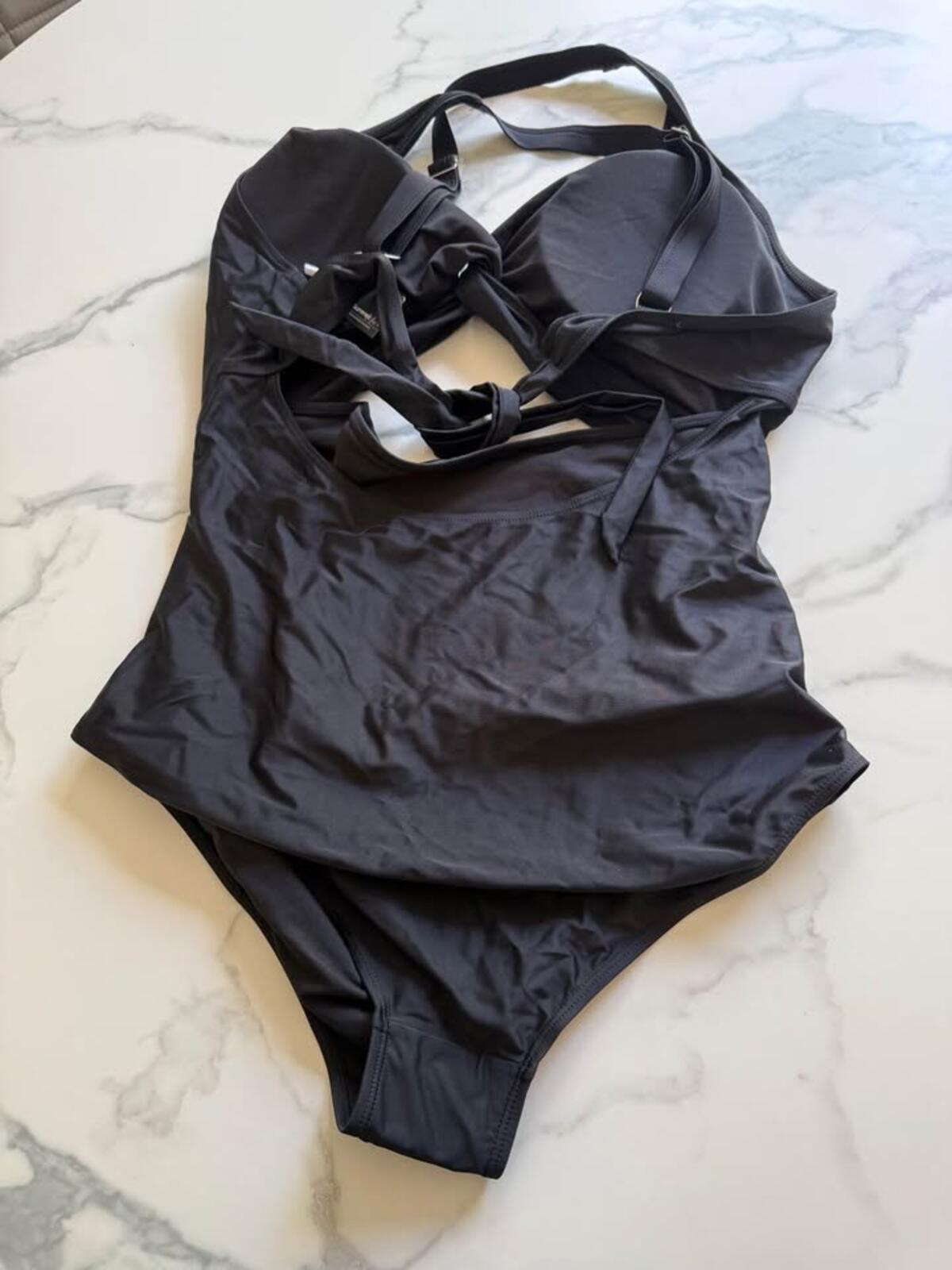 Black womans bathing suit size 18wide