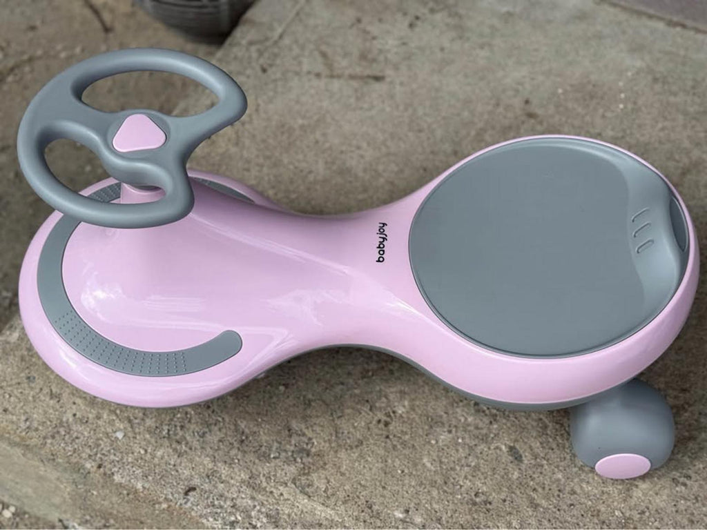 Babyjoy Pink Wiggle Car