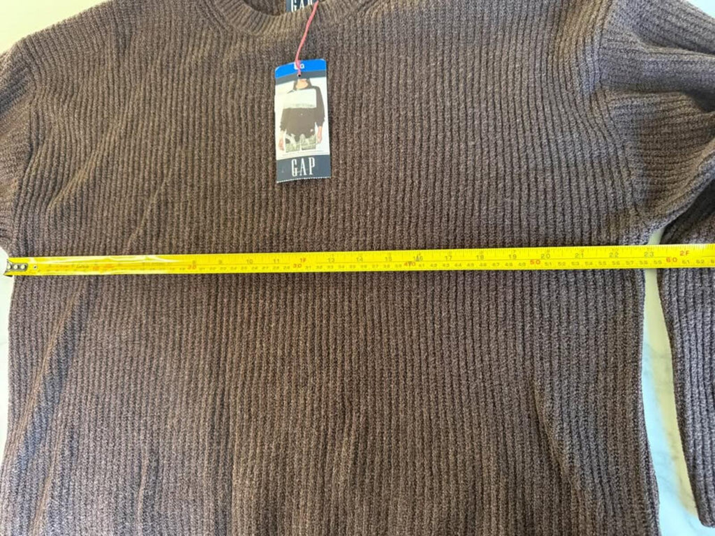 GAP Brown Ribbed Sweater Large NWT