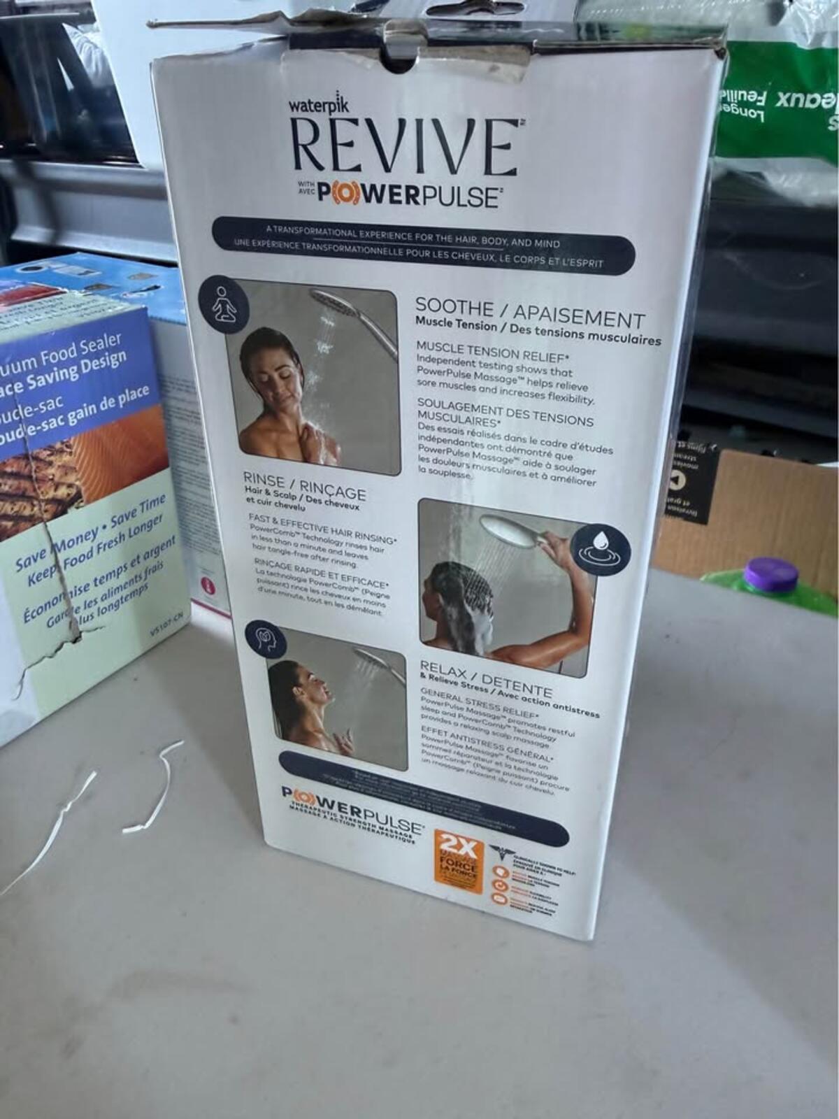 Waterpik Revive PowerPulse Shower Head