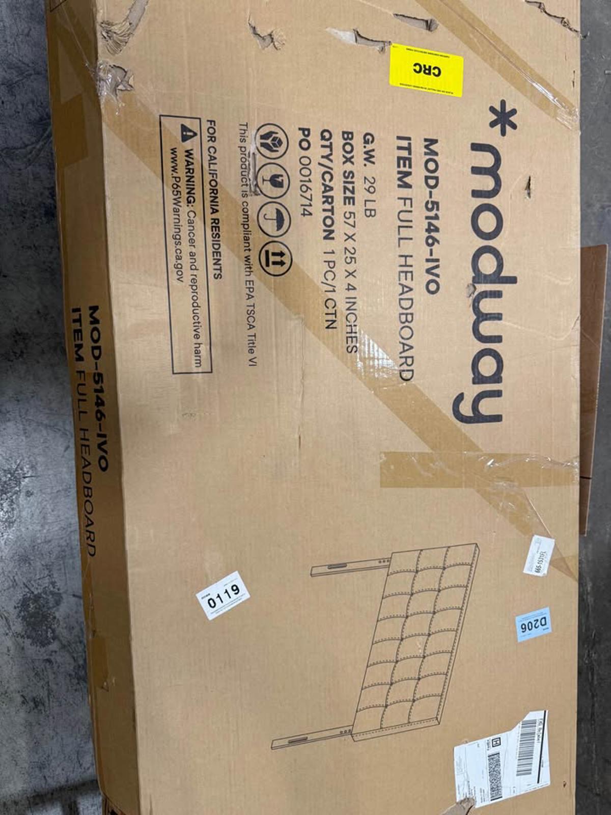 Midway FULL headboard
