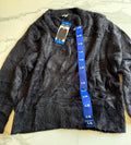 Black Fluffy Sweater Large