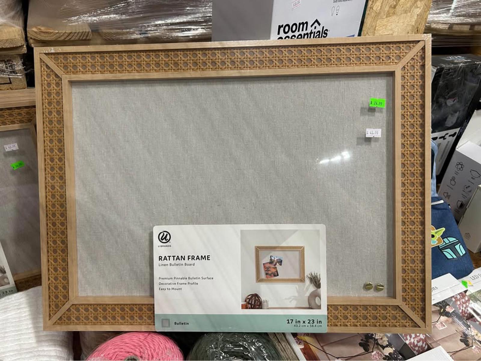 Rattan frame 17x23 inches