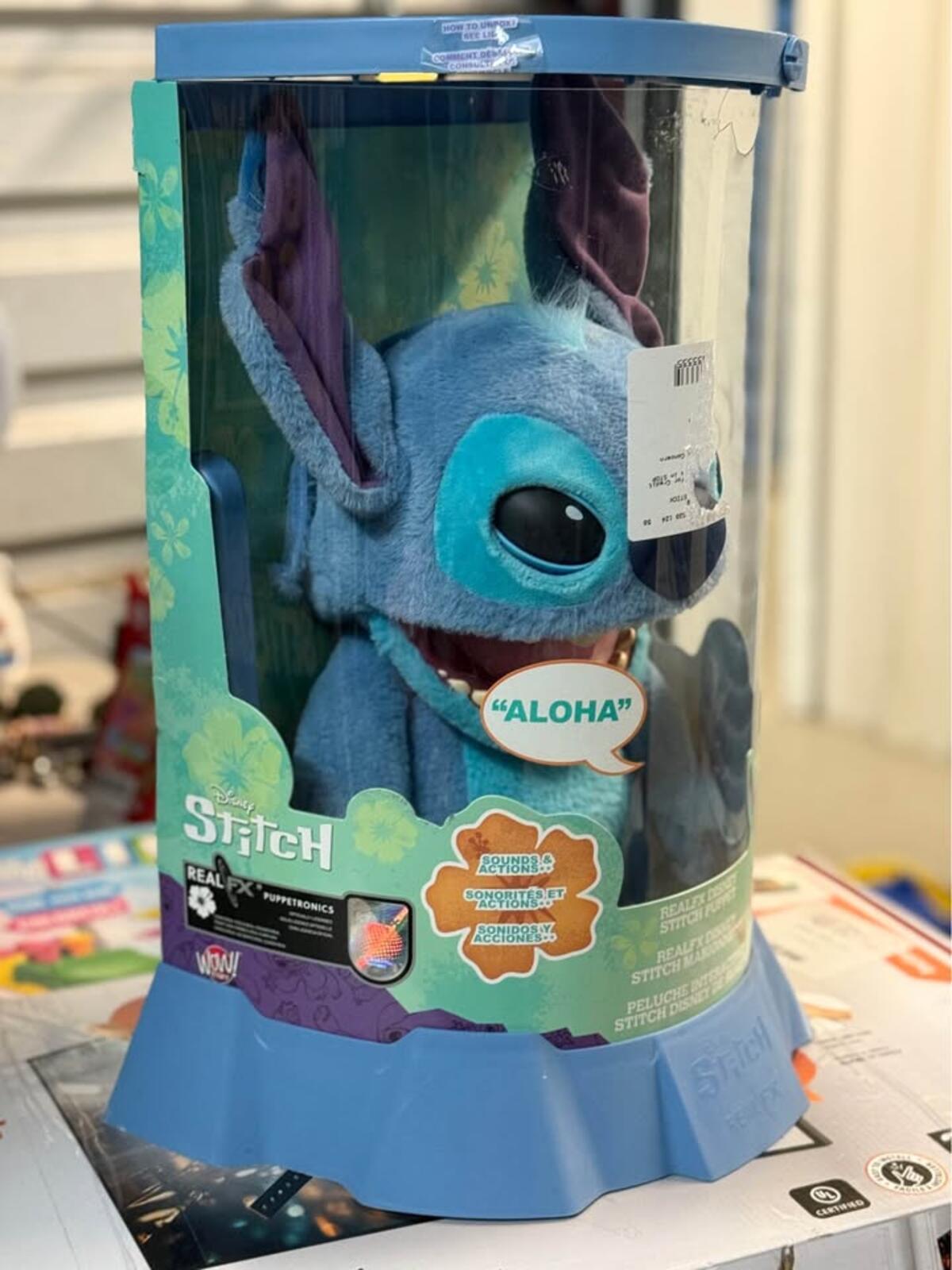 Disney Stitch Animatronic Puppet with Sounds & Actions