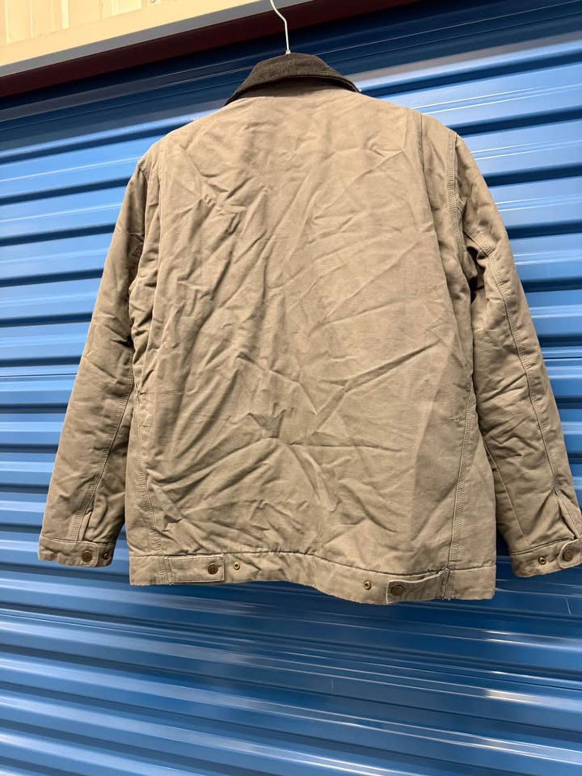 Wrangler Gray Jacket Medium w/ Corduroy Collar