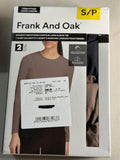 Frank And Oak Women's Smoothing Contour Long Sleeve Tee 2-Pack S/P Multi