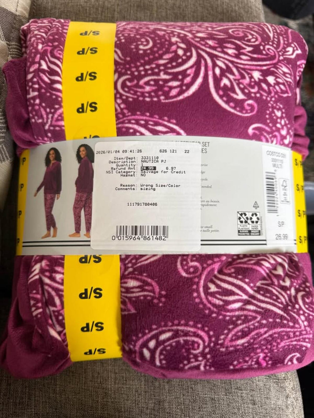 Nautica 2-Piece Women's Sleepwear Set S/P