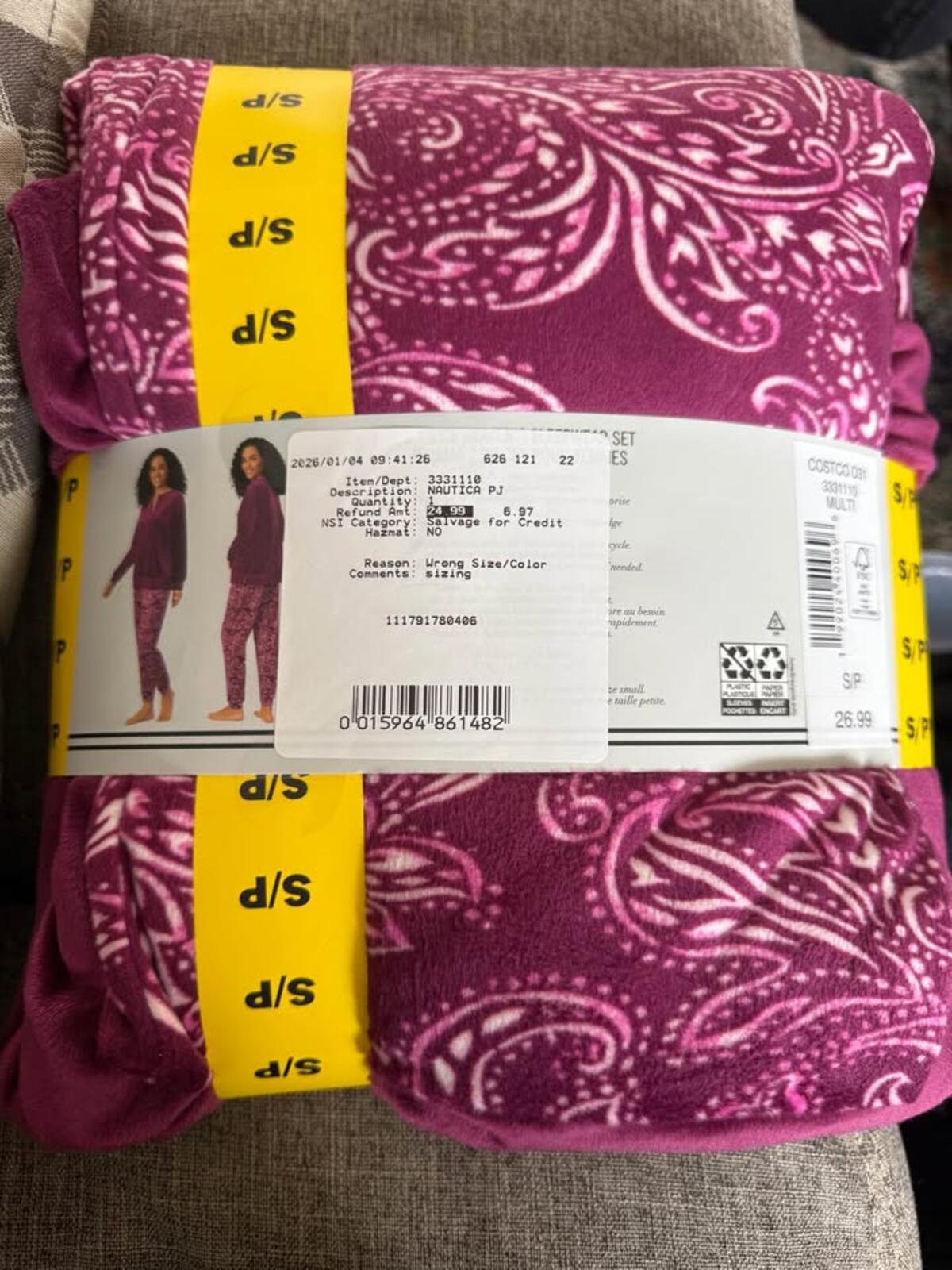 Nautica 2-Piece Women's Sleepwear Set S/P
