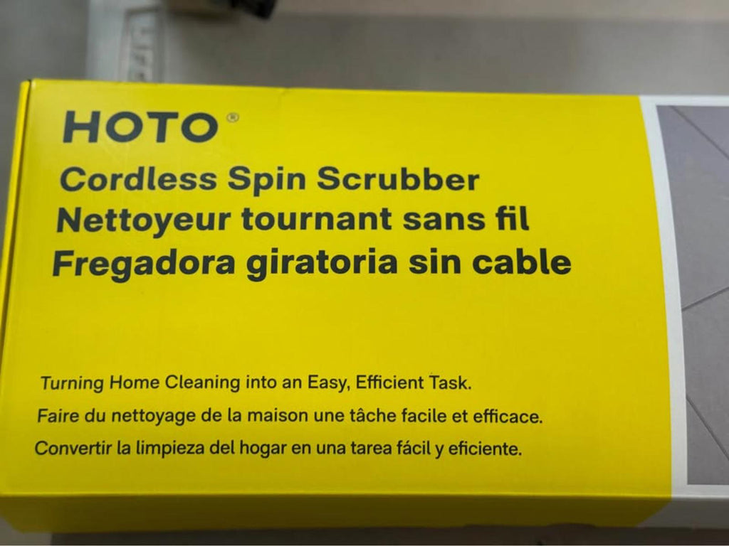 HOTO Cordless Spin Scrubber USB-C Extendable