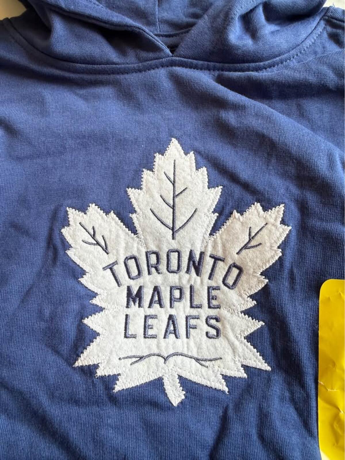 Toronto Maple Leafs blue hoodie sweatshirt kids S/P 6