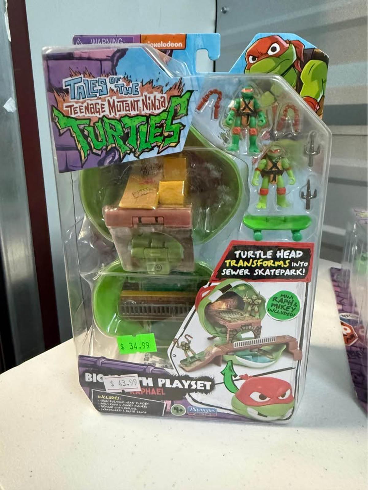 TMNT Tales of Teenage Mutant Ninja Turtles Raphael Big Mouth Playset NIB