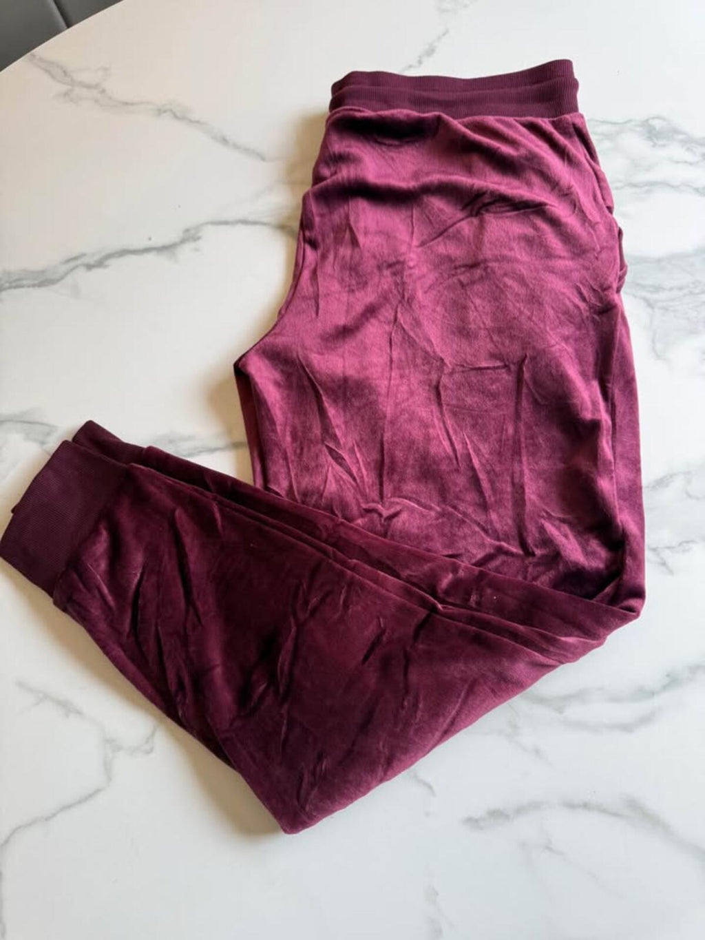 Black Bow Velour Hoodie Jogger Set L/G