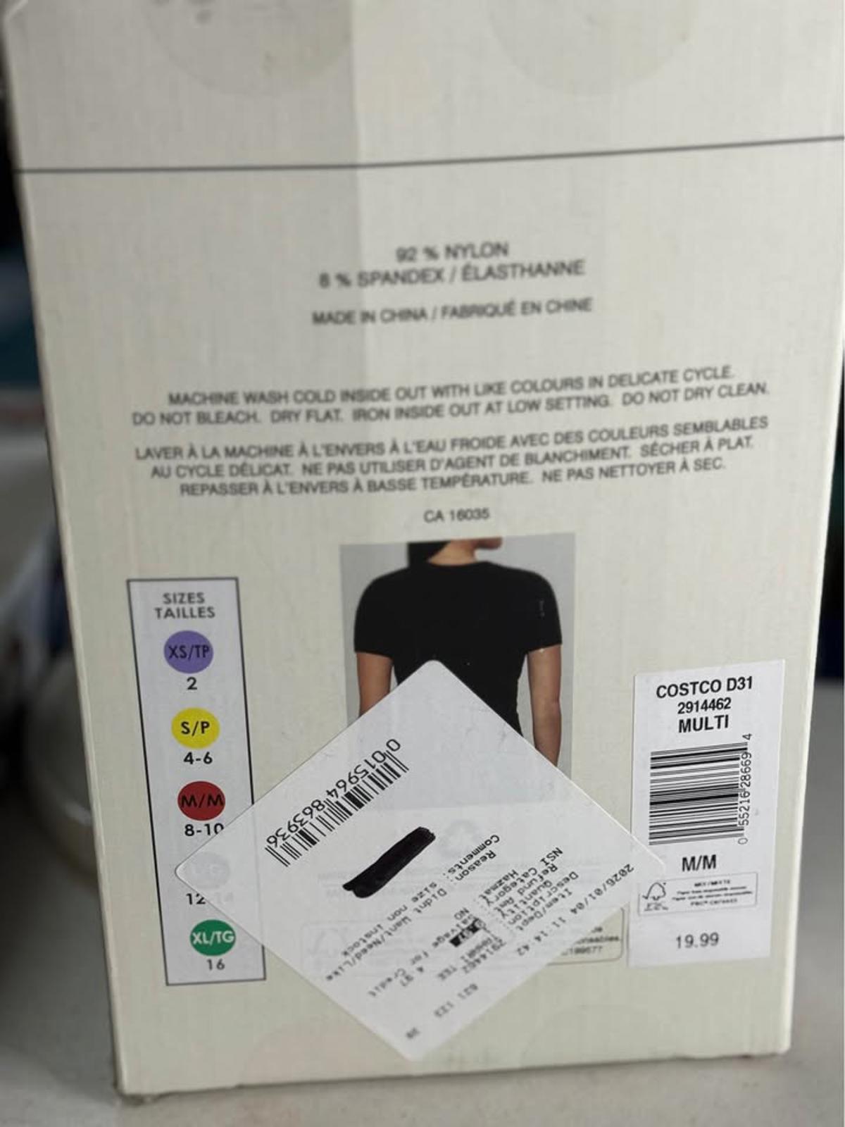 Tahari Smooth Seamless T-Shirts 2-Pack Medium