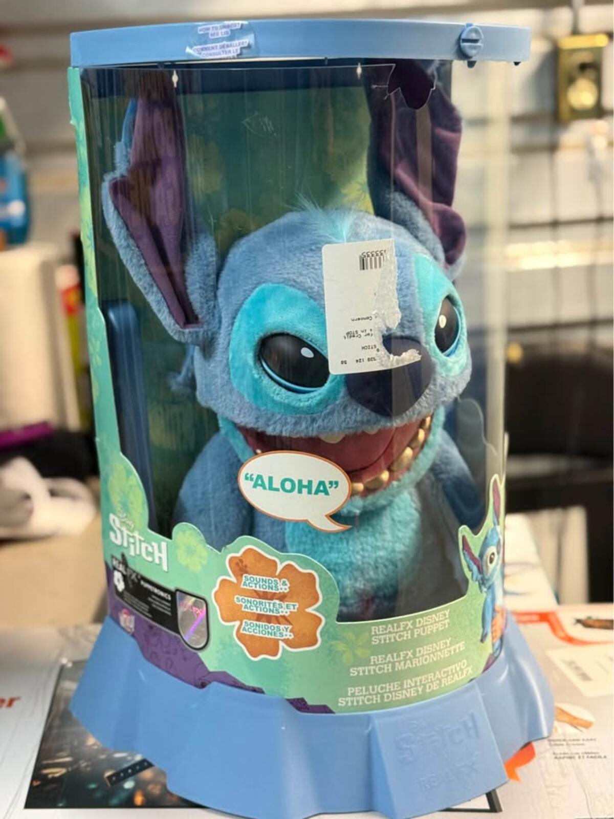 Disney Stitch Animatronic Puppet with Sounds & Actions