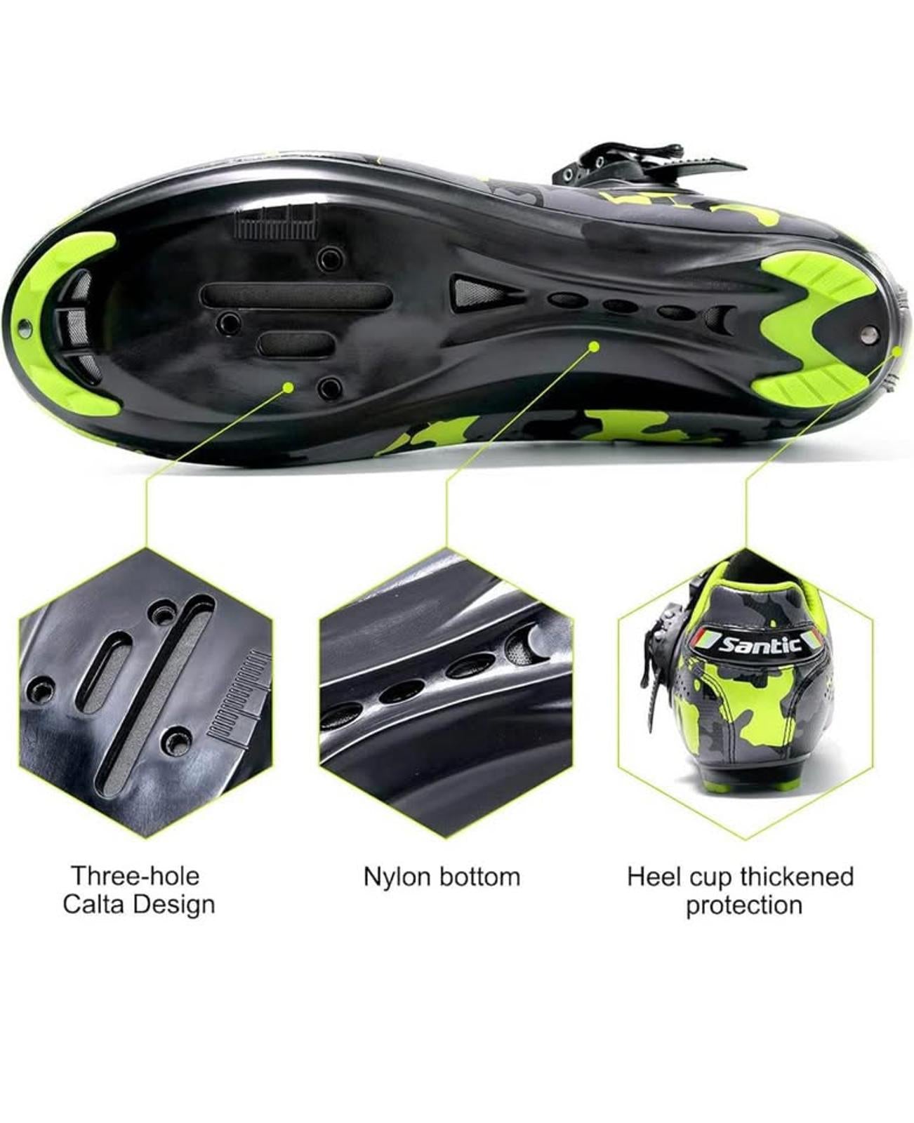 Santic Cycling Shoes Road Bike Shoes Bike Shoes with Buckle