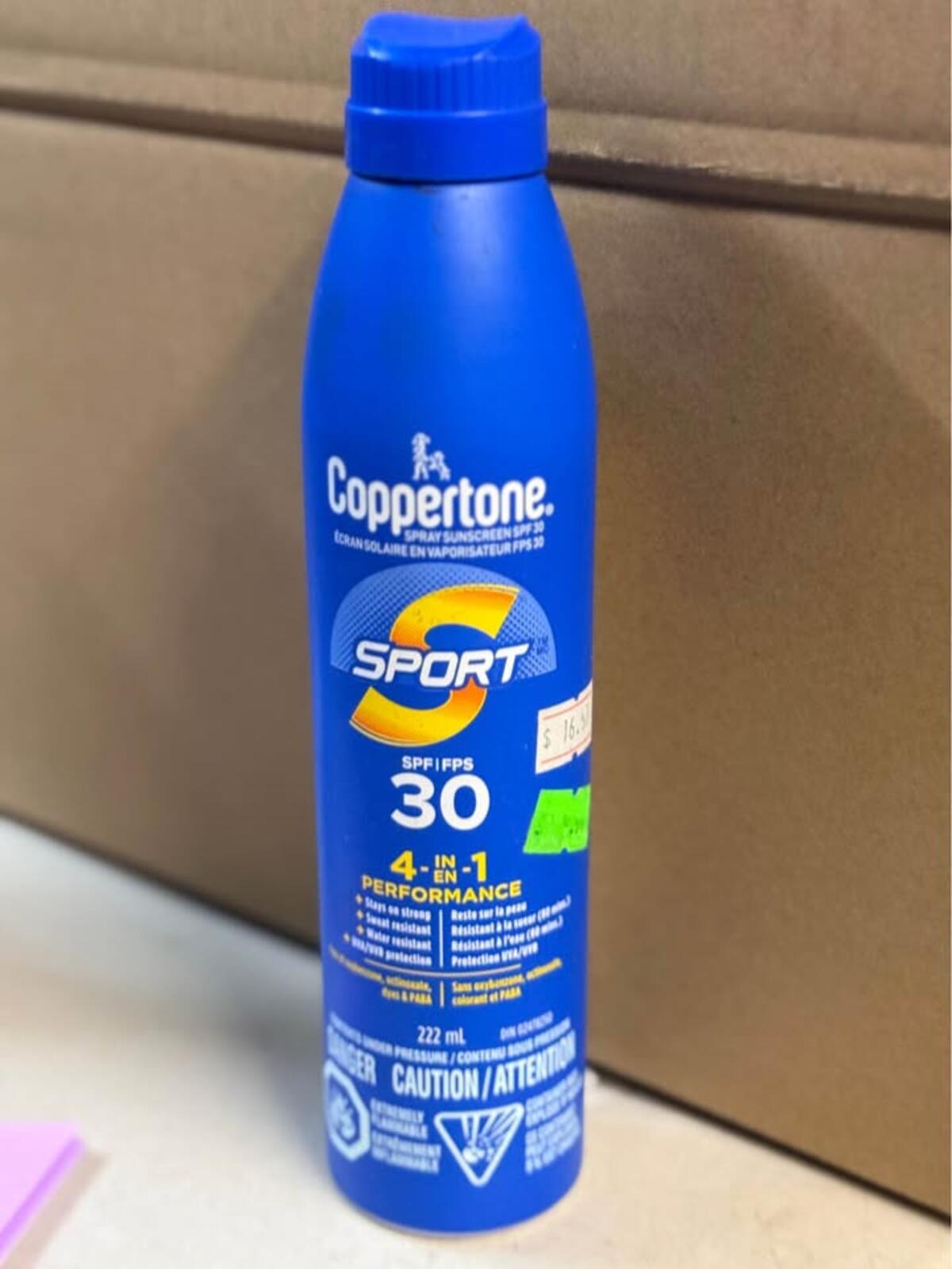 Coppertone Sport Sunscreen Spray SPF 30 222mL