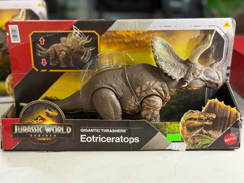 Jurassic World Gigantic Thrashers Eotriceratops Dinosaur Toy