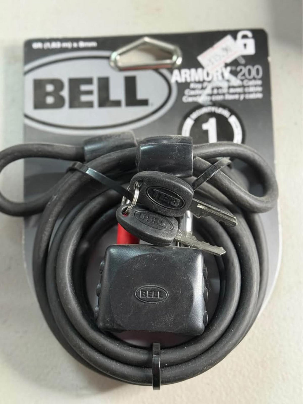Bell Armory 200 Key Cable Lock
