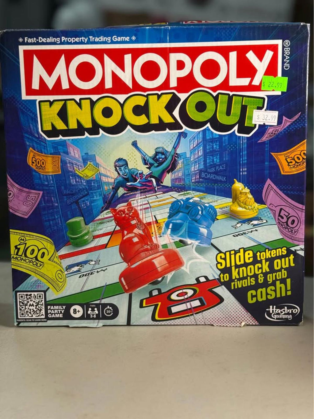 Monopoly Knock Out Board Game Hasbro