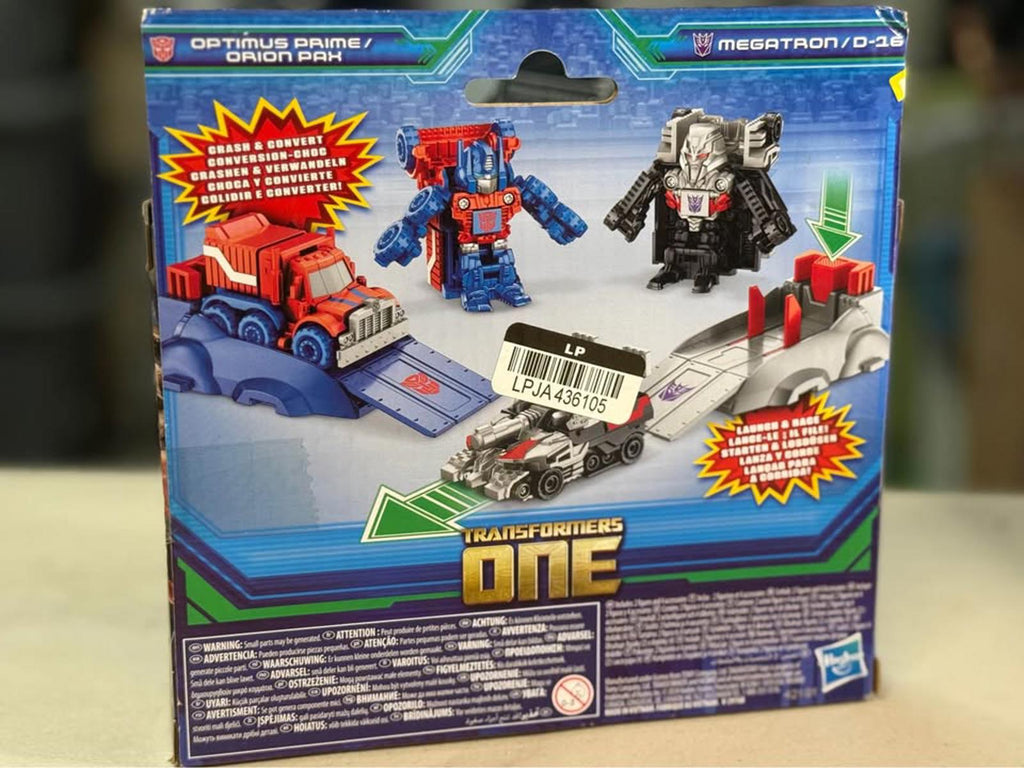 Transformers ONE Optimus Prime Megatron 2-in-1 Toy Set