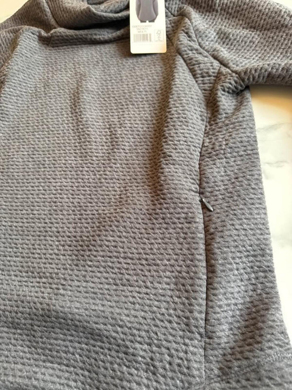 Bench. Waffle Knit High Neck Top XS/TP
