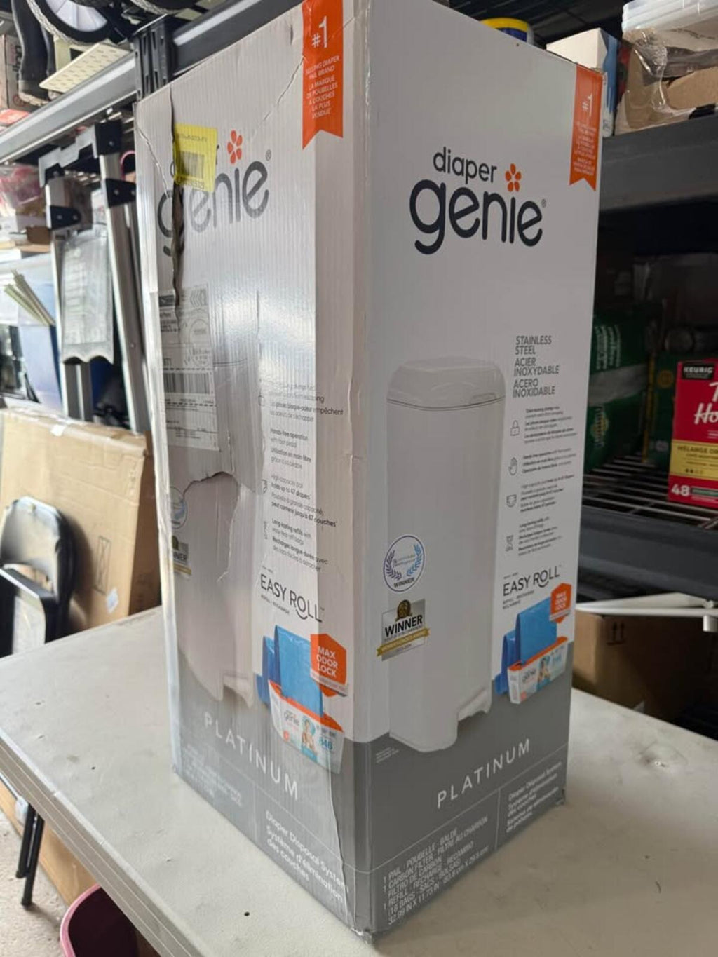 Diaper Genie Platinum Diaper Pail