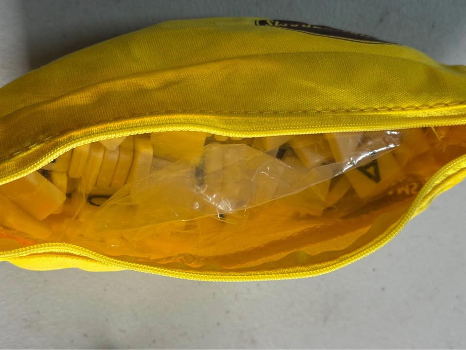 Bananagrams word game travel pouch
