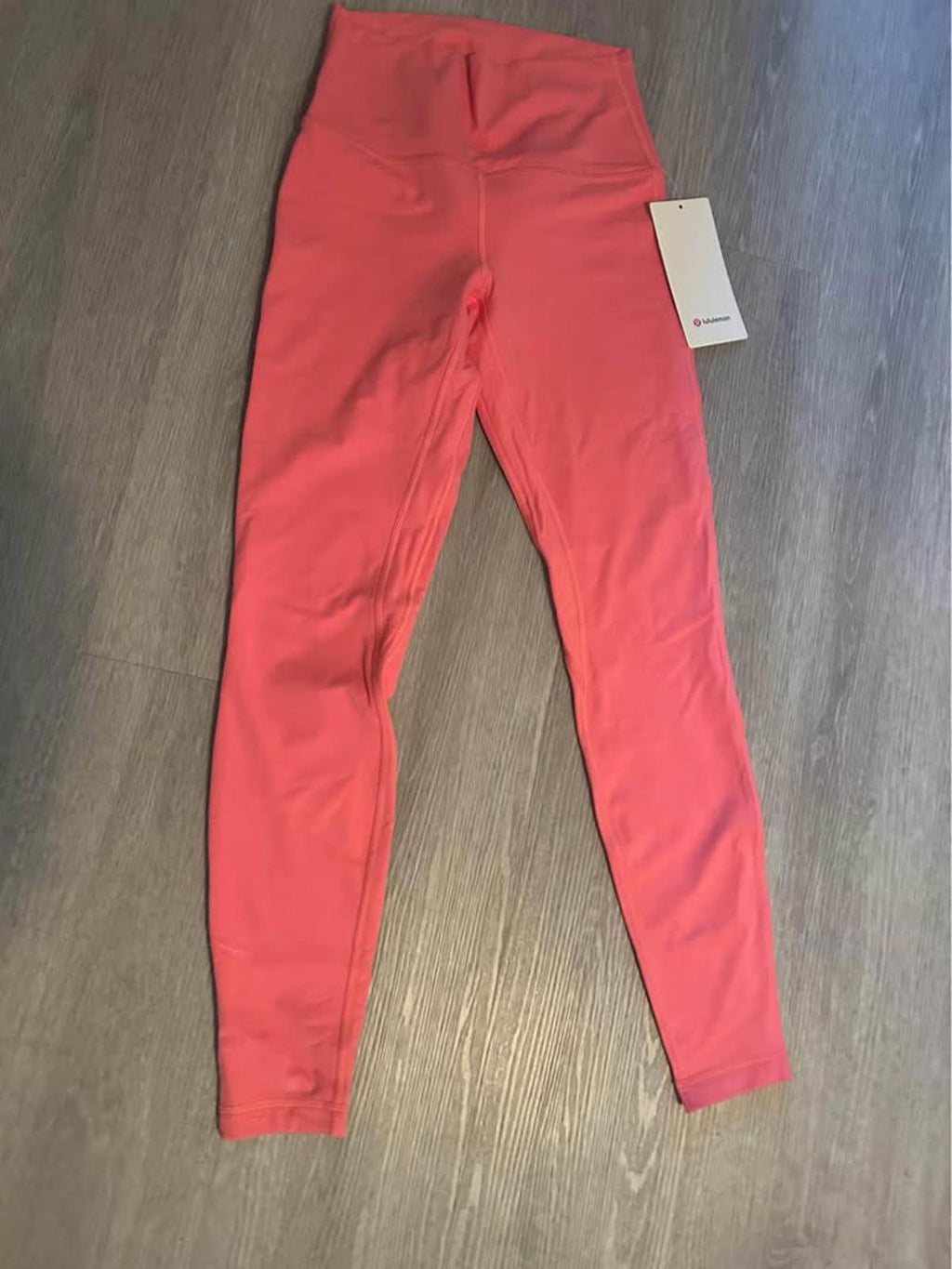 Lulu Lemon size 8 Align 28” high rise coral